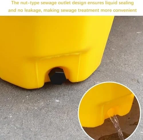 سکوی مهار نشت ماژولار برای مصارف صنعتی، سینی ضد نشت برای بشکه و مخزن روغن، ساختار پلی اتیلنی بادوام برای ایمنی مواد خطرناک، 66x66x15 سانتی متر