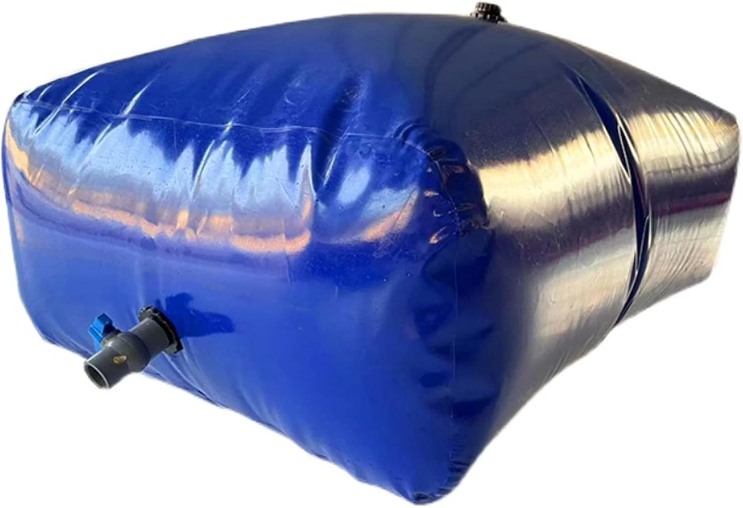 کیسه آب تاشو نرم PVC، مخزن آب بزرگ خودرو در فضای باز، مثانه آب پیش فشرده شده ضخیم شده کشاورزی مقاوم در برابر خشکی و آتش نشانی، 240 لیتر