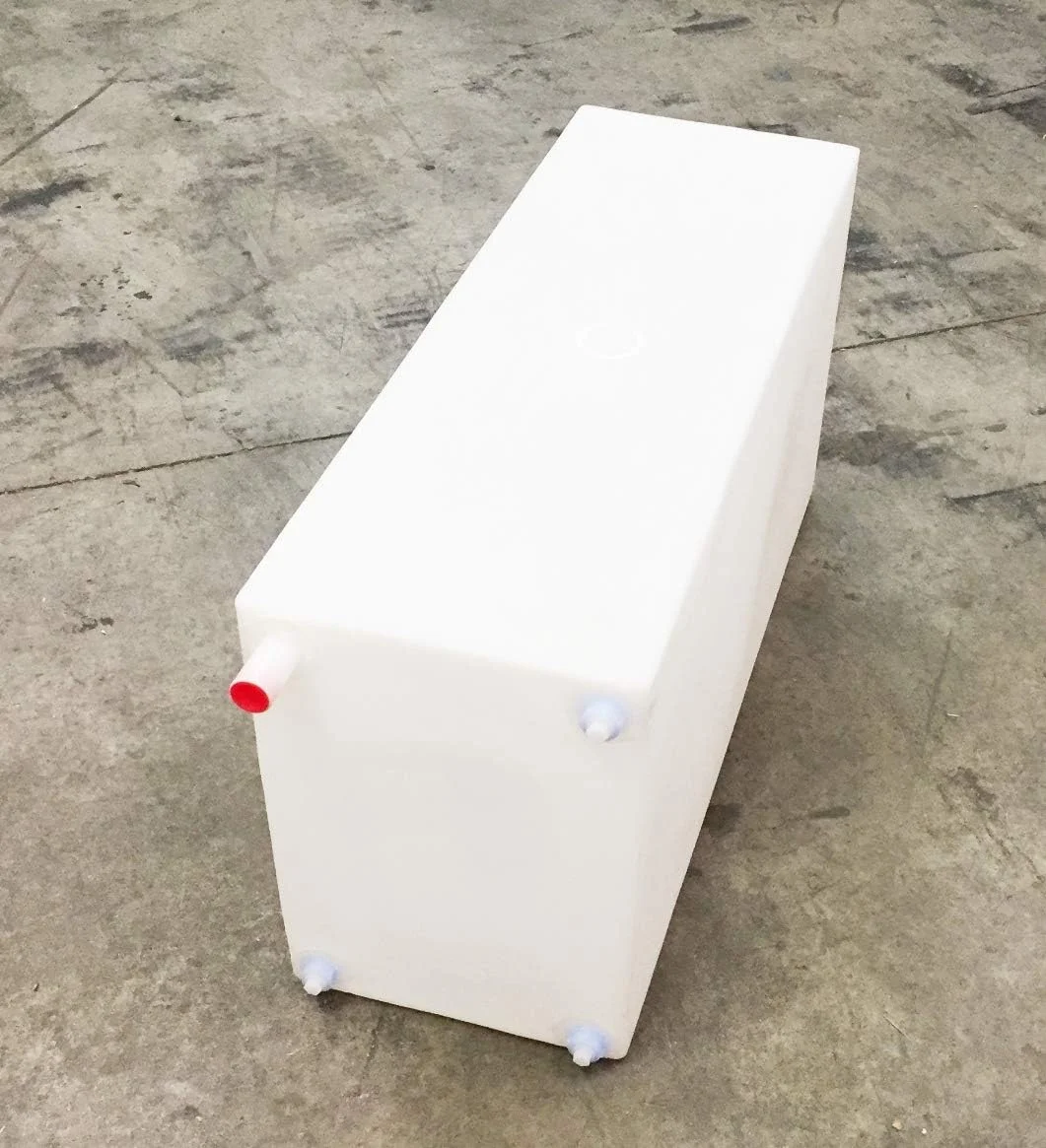 مخزن آب خاکستری/تازه 30 گالنی RV، ابعاد 86x45x30 سانتی متر - بدون BPA (30 گالن)