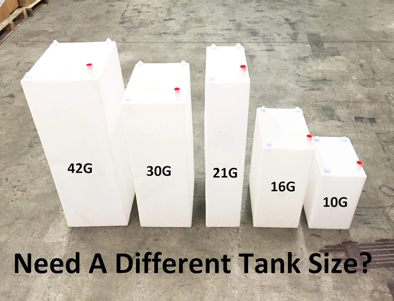 مخزن آب خاکستری/تازه 30 گالنی RV، ابعاد 86x45x30 سانتی متر - بدون BPA (30 گالن)