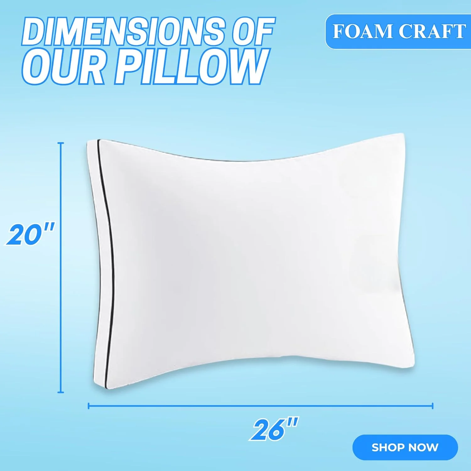 بالش های تخت خواب برای خواب راحت | بالش های نرم و لطیف مناسب برای خواب پهلو و شکم، بسته 2 عددی بالش با کیفیت هتلی برای تسکین درد گردن و شانه - استاندارد (50 در 66 سانتی متر)