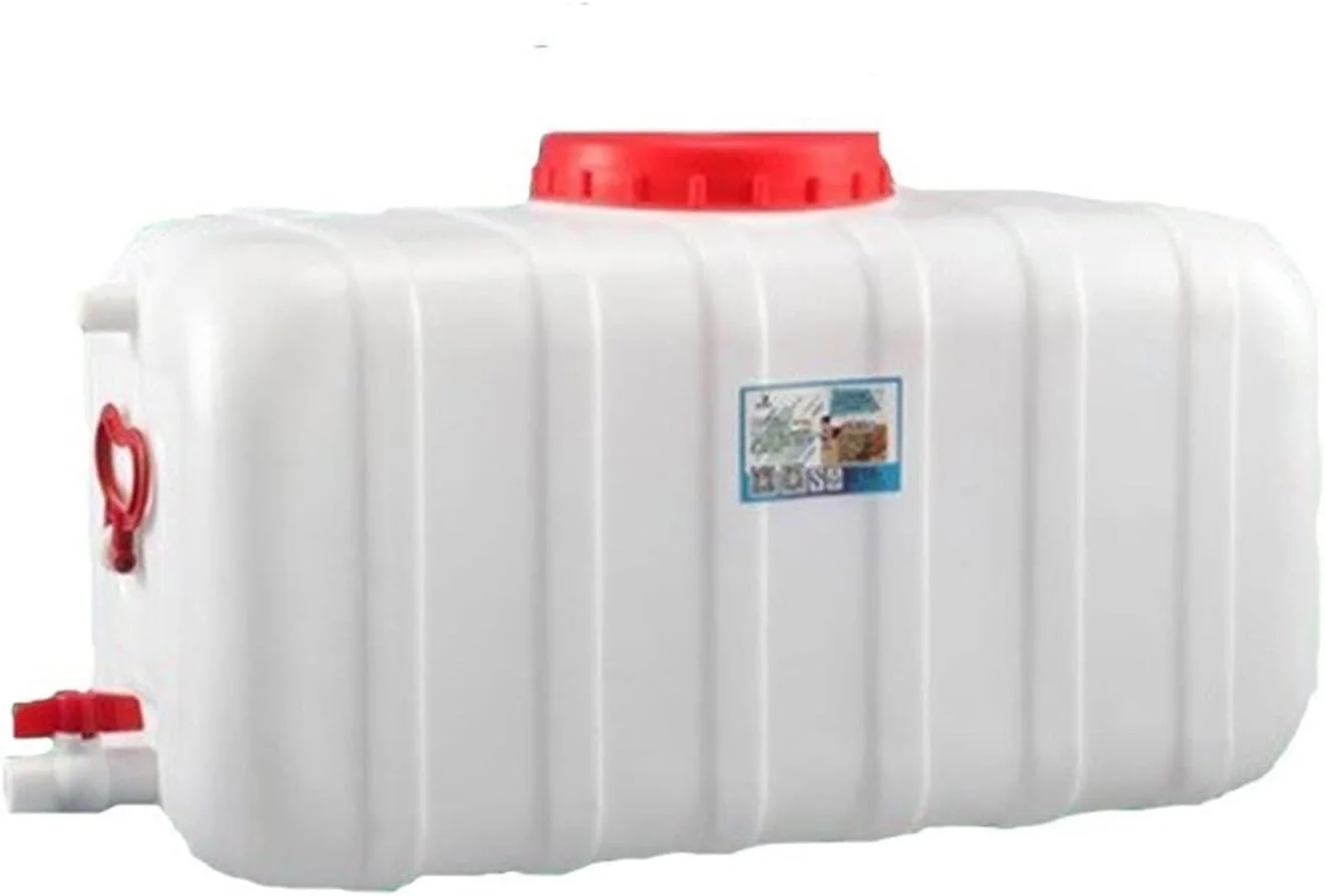 مخزن آب اضطراری کمپینگ باغ، 50L/80L/110L/160L/200L/310L/410L، ظرف آب قابل حمل با شیر، لوازم جانبی کاروان