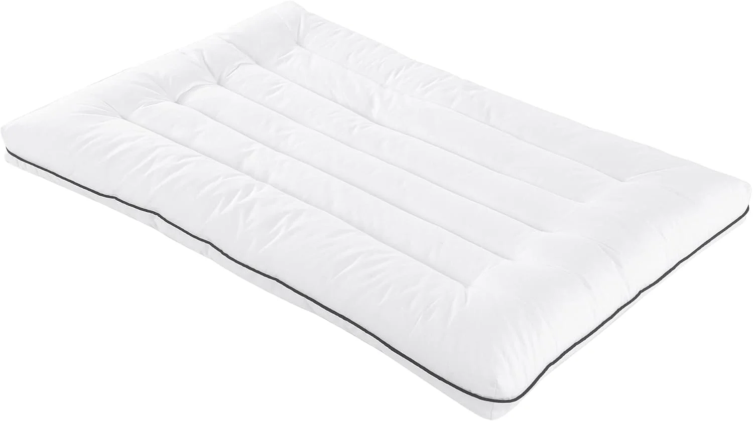 بالش تخت خواب فوق العاده نازک HOMBYS برای افرادی که به روی شکم و پشت می خوابند، بالش 2.5 اینچی سایز کوئین، بهترین بالش نرم برای خواب، روکش 100% پنبه ای سفید برای گردن درد