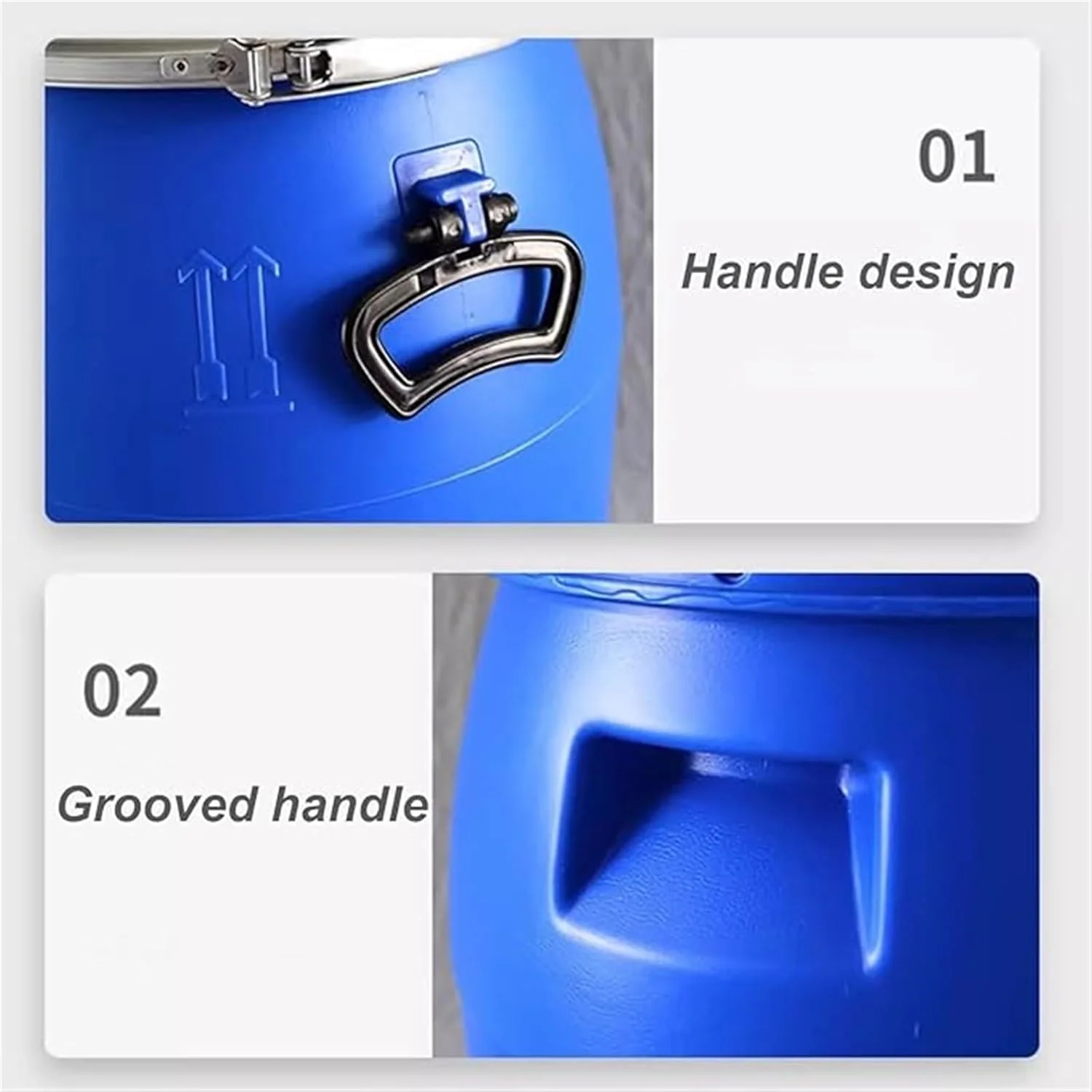 بشکه پلاستیکی ذخیره آب IJHGH با درب و حلقه فلزی آب بندی، سطل های مواد غذایی برای حمل و نقل کارخانه، دیزل بشکه پلاستیکی ذخیره آب IJHGH با درب و حلقه فلزی آب بندی، سطل های مواد غذایی برای حمل و نقل کارخانه، دیزل