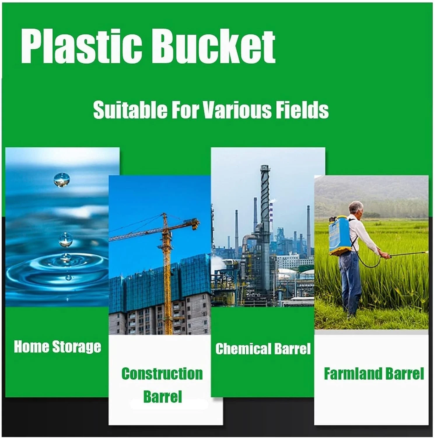 مخزن آب اضطراری کمپینگ باغ، 50L/80L/110L/160L/200L/310L/410L، ظرف آب قابل حمل با شیر، لوازم جانبی کاروان