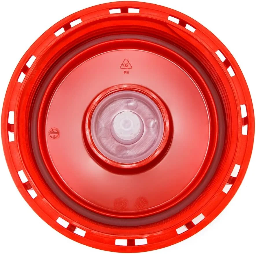 درب مخزن IBC کیوورک، درب مخزن آب مایع 6.5 اینچی IBC با سوراخ تهویه برای صنایع شیمیایی، غذایی و ذخیره سازی، بسته 2 عددی