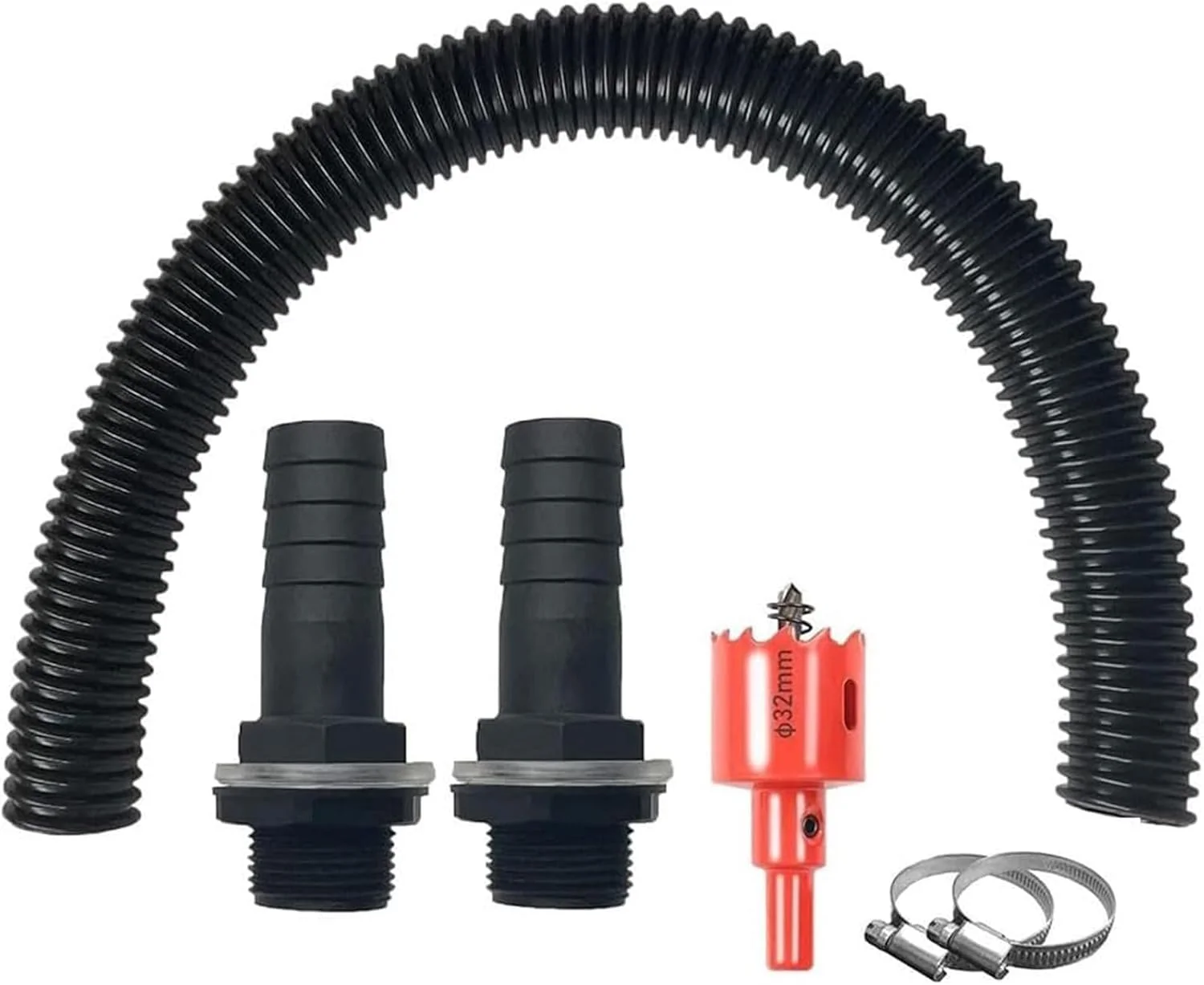 مجموعه اتصال مخزن باران، کیت اتصال لوله برای مخازن آب باران، تانکرهای آب و آب انبارها