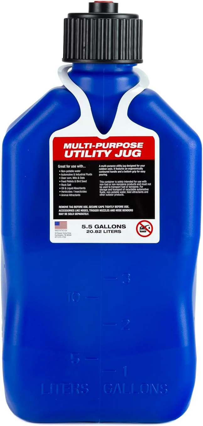 مخزن سوخت پلاستیکی 5 گالنی VP Racing Fuels (4 تکه) و کیت شلنگ (4 بسته)