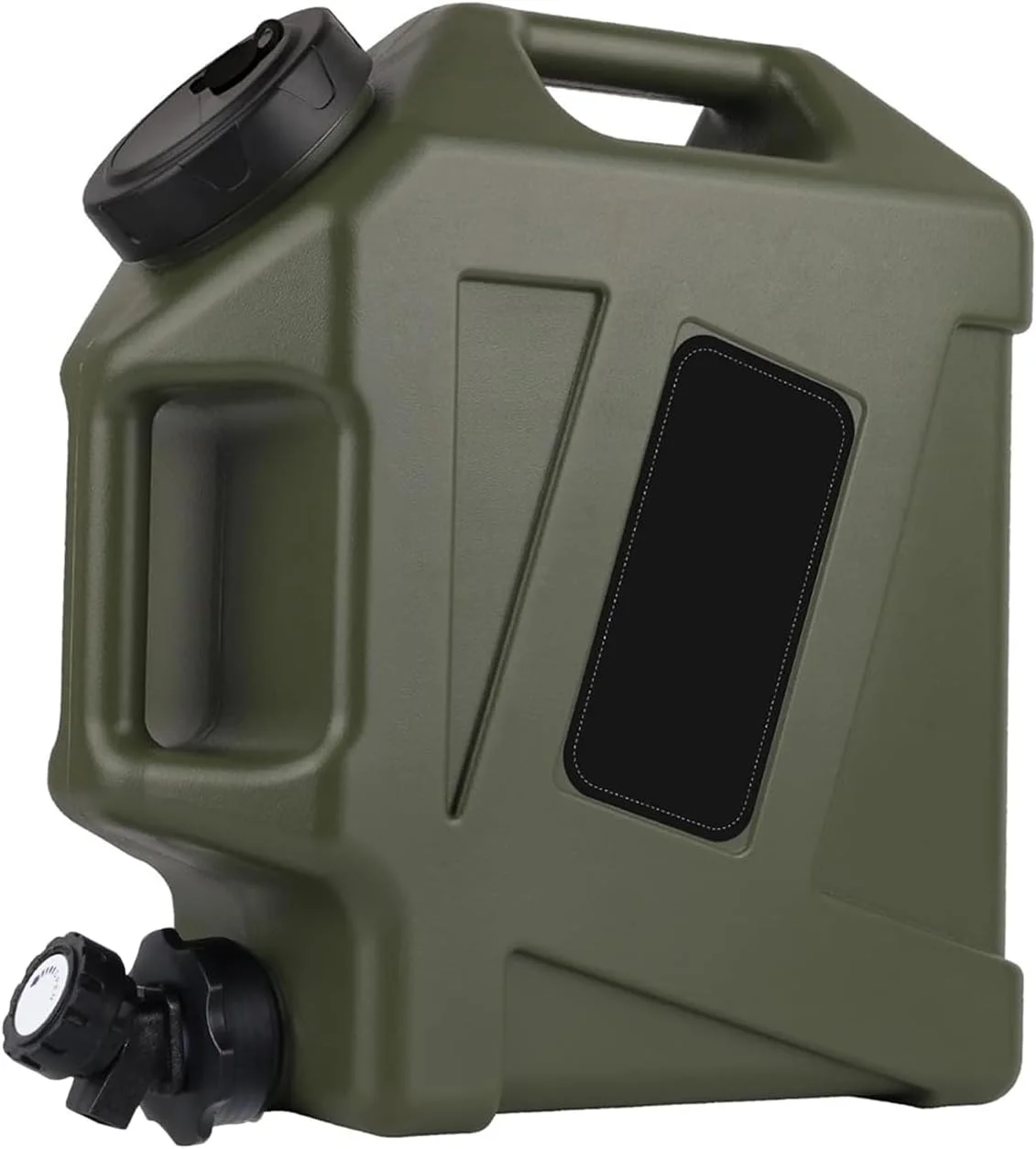 ظروف آب قابل حمل SPNOR با شیر، قمقمه آب 12 لیتری، مخزن آب با شیر، ظروف ذخیره آب چند منظوره برای کمپینگ، فضای باز، پیاده روی، نوشیدنی