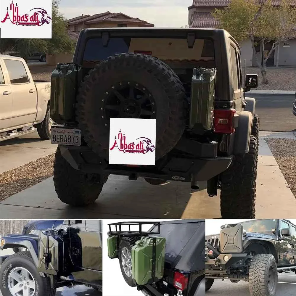 گالن فلزی بنزین عباسعلی برای بنزین/گازوئیل/آب با دهانه فلزی انعطاف پذیر (20 لیتر)