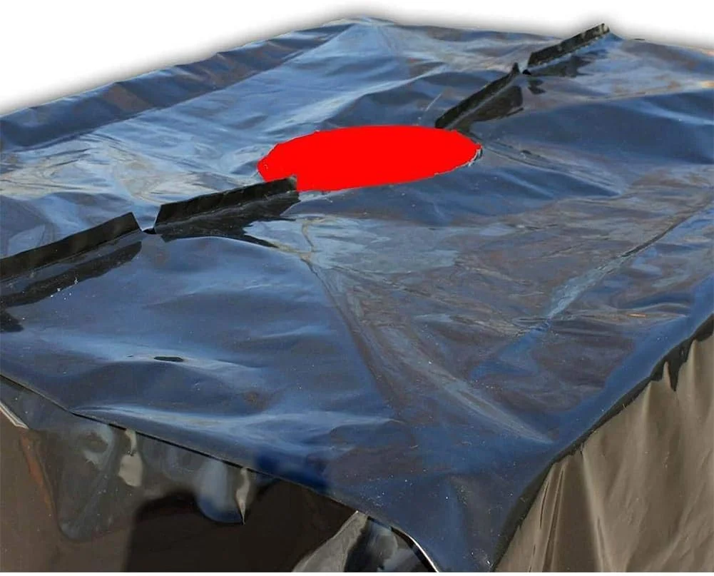 روکش مخزن آی بی سی ZYZY، روکش محافظ آلومینیومی مخزن آب 1000 لیتری - 120x100x116 سانتی متر