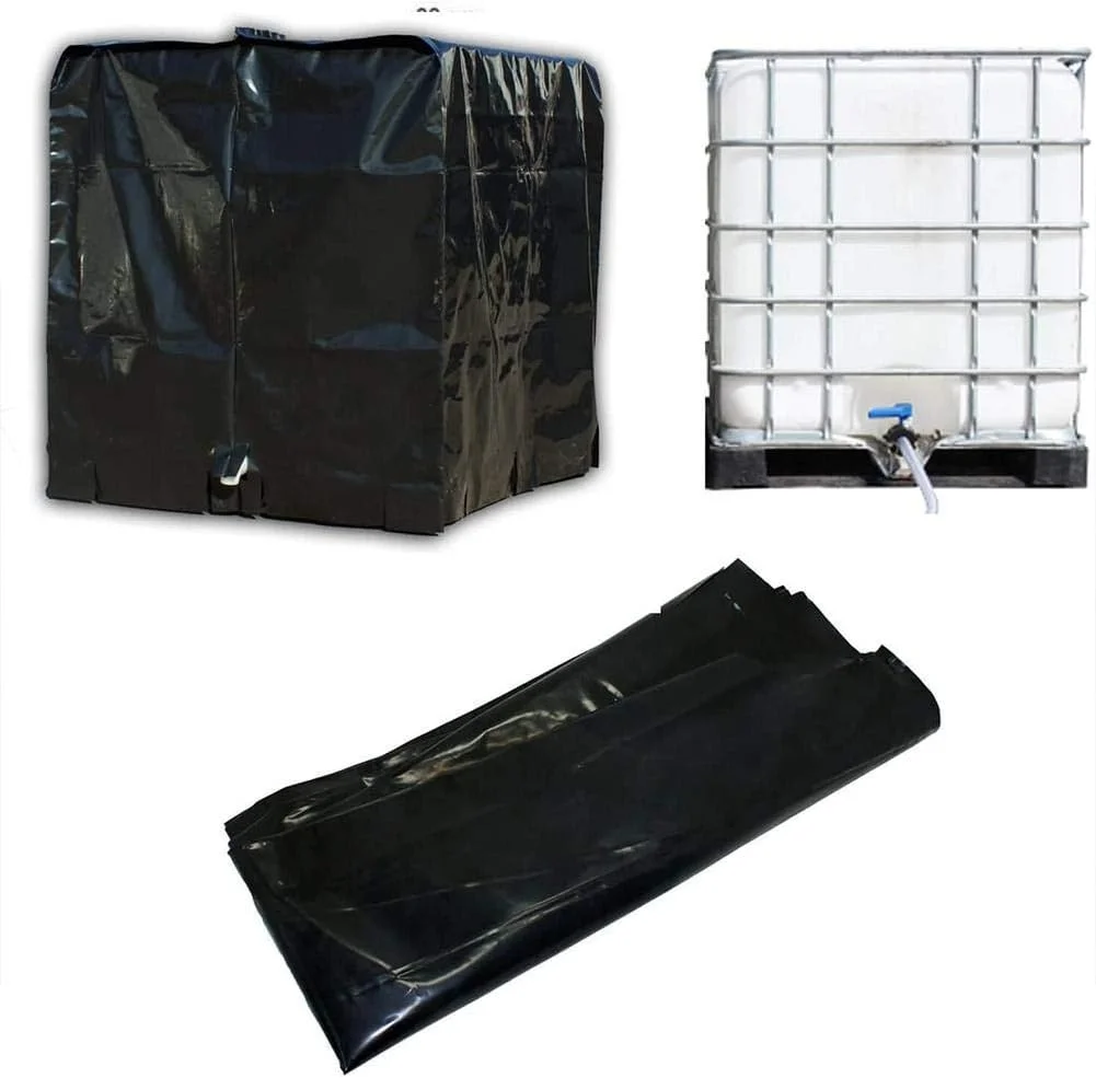 روکش مخزن آی بی سی ZYZY، روکش محافظ آلومینیومی مخزن آب 1000 لیتری - 120x100x116 سانتی متر