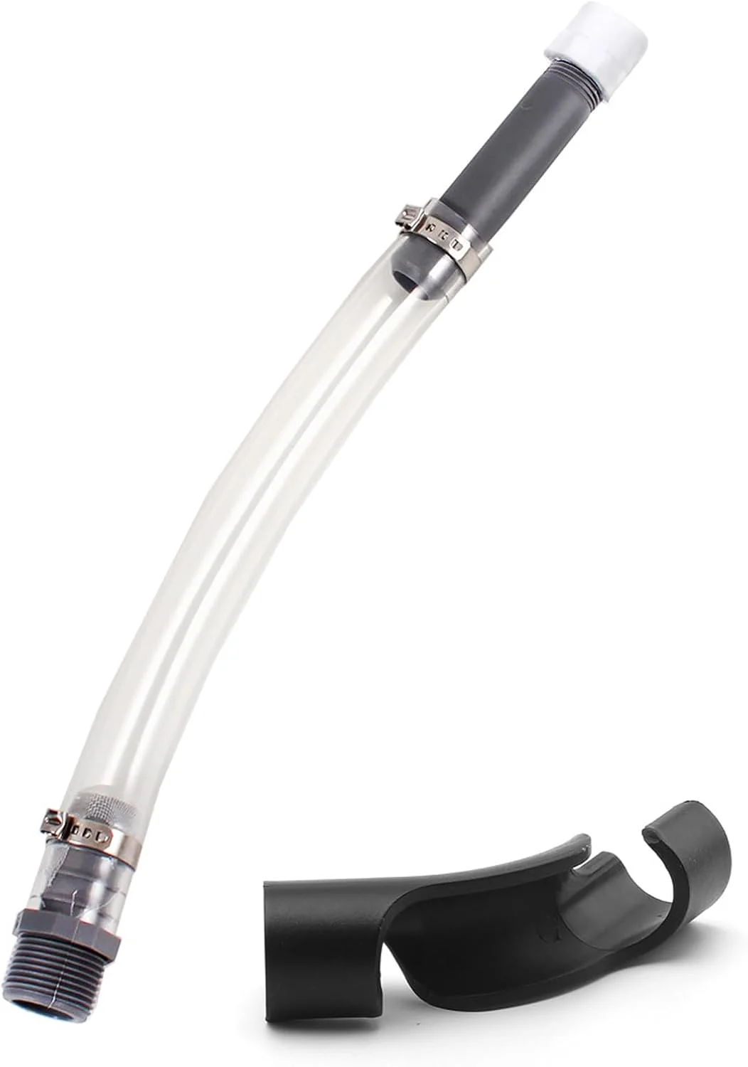 ANEETAFAN مخزن سوخت، مخزن مسابقه ای وی پی با ظرفیت 5.5 گالن، شلنگ شفاف 14 اینچی مخزن سوخت وی پی به همراه خم کننده شلنگ، جایگزین نازل پرکن سریع