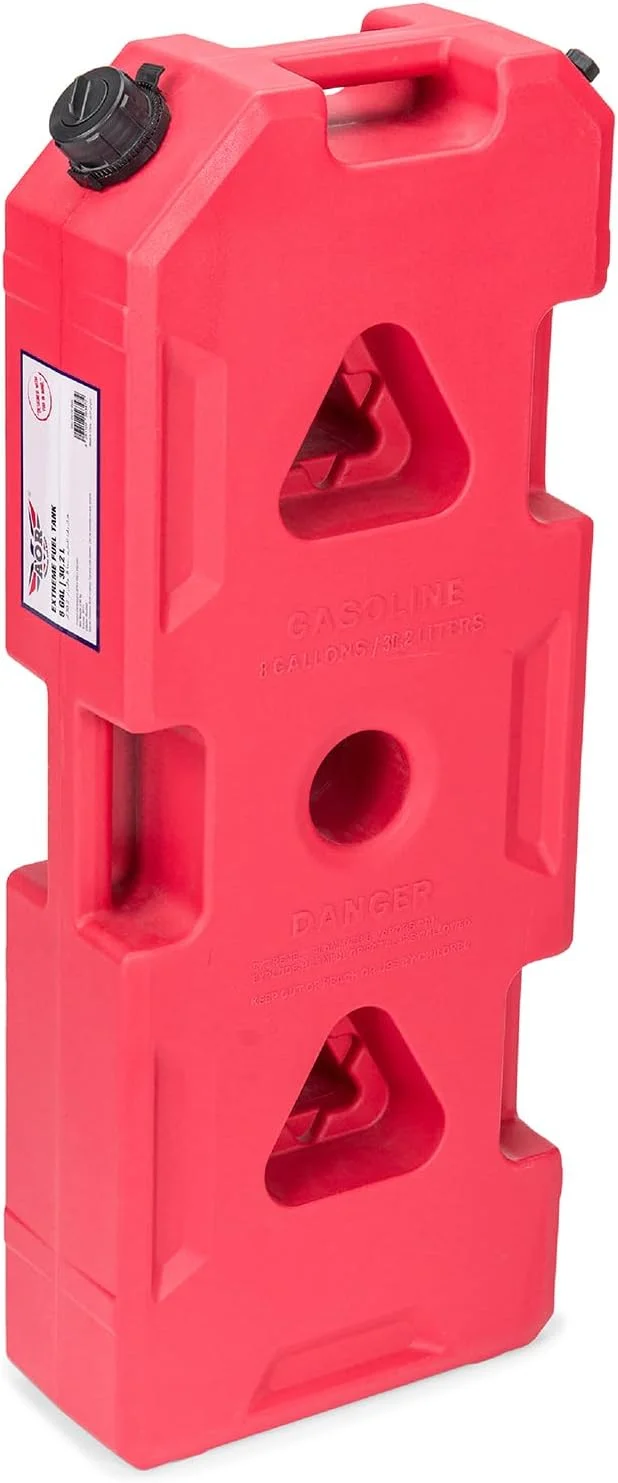 ظرف سوخت اکستریم AOR - 8 گالن (30 لیتر) ساختار پلاستیکی با چگالی بالا، دیواره های فوق العاده ضخیم برای دوام، طراحی ضد نشت با لوله سوخت داخلی و شیلنگ پرکننده انعطاف پذیر. مناسب برای ماجراجویی های خارج از جاده ظرف سوخت اکستریم AOR - 8 گالن (30 لیتر) ساختار پلاستیکی با چگالی بالا، دیواره های فوق العاده ضخیم برای دوام، طراحی ضد نشت با لوله سوخت داخلی و شیلنگ پرکننده انعطاف پذیر. مناسب برای ماجراجویی های خارج از جاده