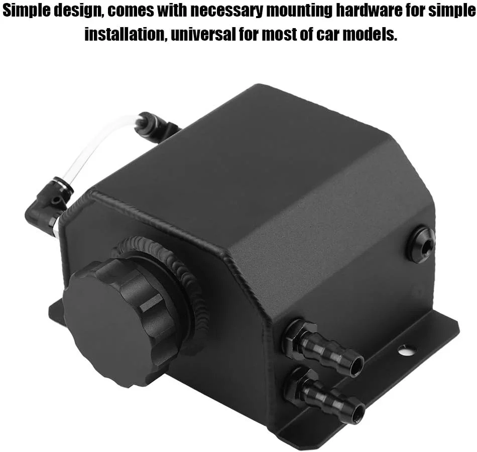 مخزن روغن موتور آلومینیومی برای خودروهای اصلاح شده - مشکی