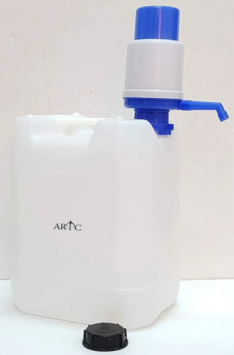 گالن پلاستیکی مقاوم ARTC با پمپ آب ۲۵ لیتری
