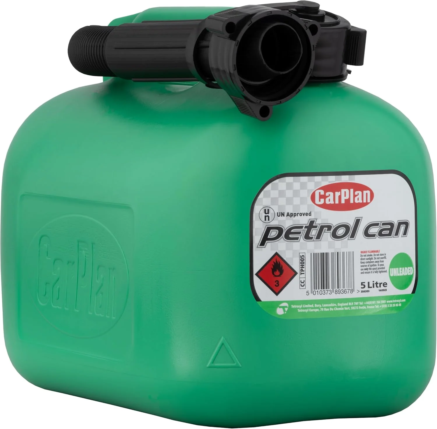 ظرف بنزین بدون سرب کارپلن - سبز، 5 لیتری