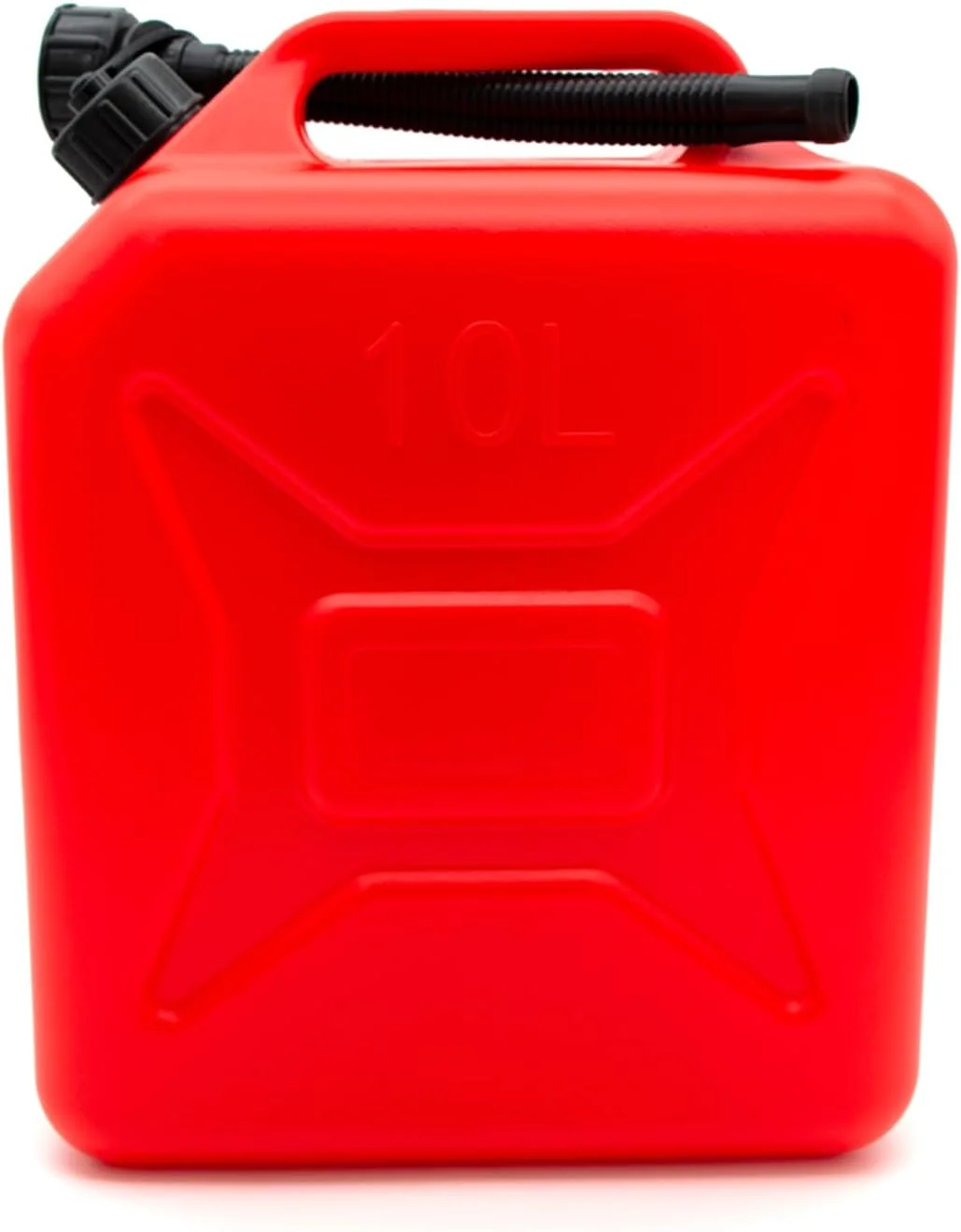 ظرف سوخت - 10 لیتری - مخزن سوخت برای نفت و بنزین، مناسب برای خودروهای آفرود - گالن بنزین برای موتورسیکلت، خودروهای شاسی بلند و اکثر خودروها