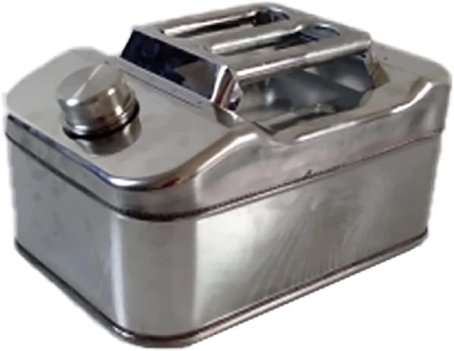 CQMjzwh گالن سوخت، گالن بنزین، گالن استیل ضد زنگ 304 برای سوخت، بنزین، گازوئیل، روغن - مخزن قابل حمل برای خودرو، ون، کامیون، موتور سیکلت (سایز: 20 لیتر)(10 لیتر)