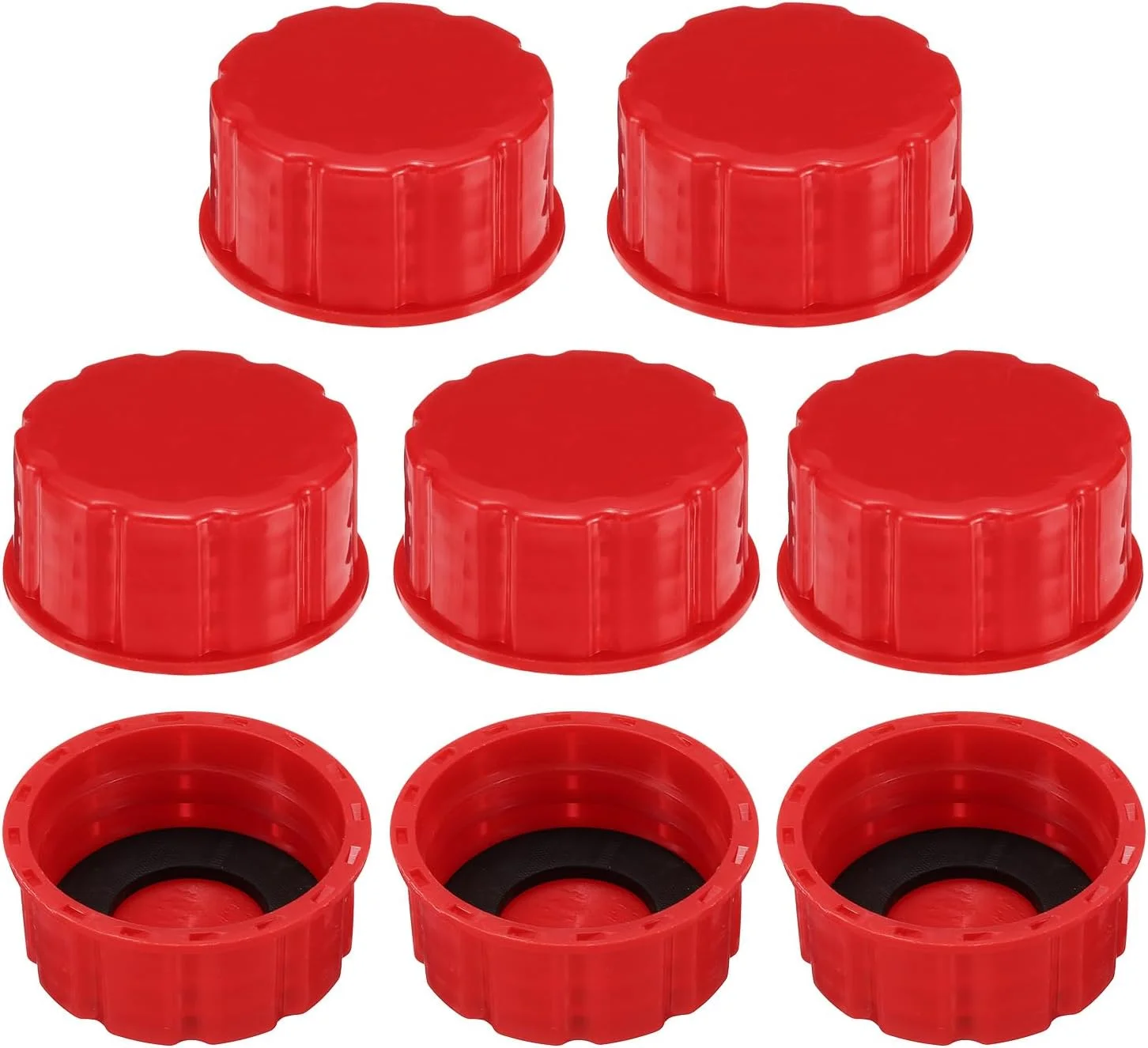 درب باک بنزین 8 عددی HARFINGTON، درب جایگزین باک بنزین با رزوه درشت، درب باک بنزین برای بنزین، آب، قرمز