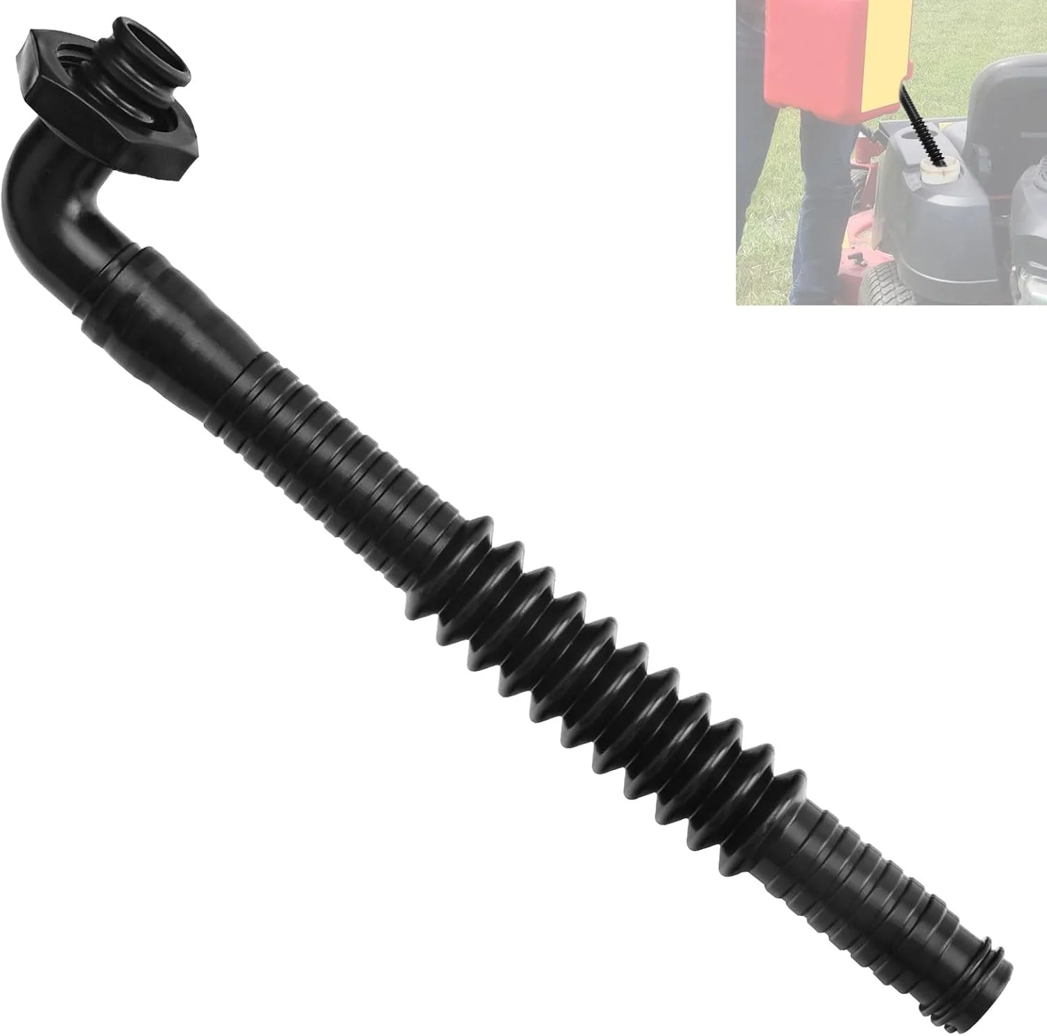 نازل چرخشی جایگزین KitchenKipper RP004 سازگار با S-urecan، مناسب برای هر نوع مخزن 2+ گالن و 5 گالن نوع II با کنترل جریان