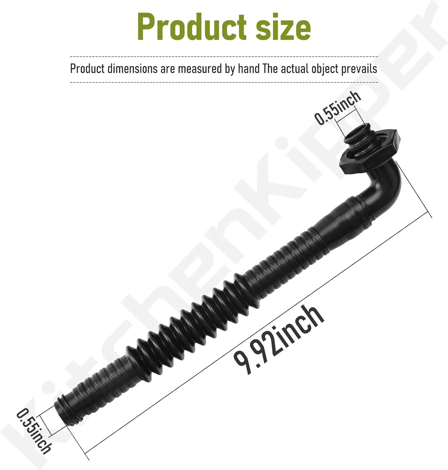 نازل چرخشی جایگزین KitchenKipper RP004 سازگار با S-urecan، مناسب برای هر نوع مخزن 2+ گالن و 5 گالن نوع II با کنترل جریان