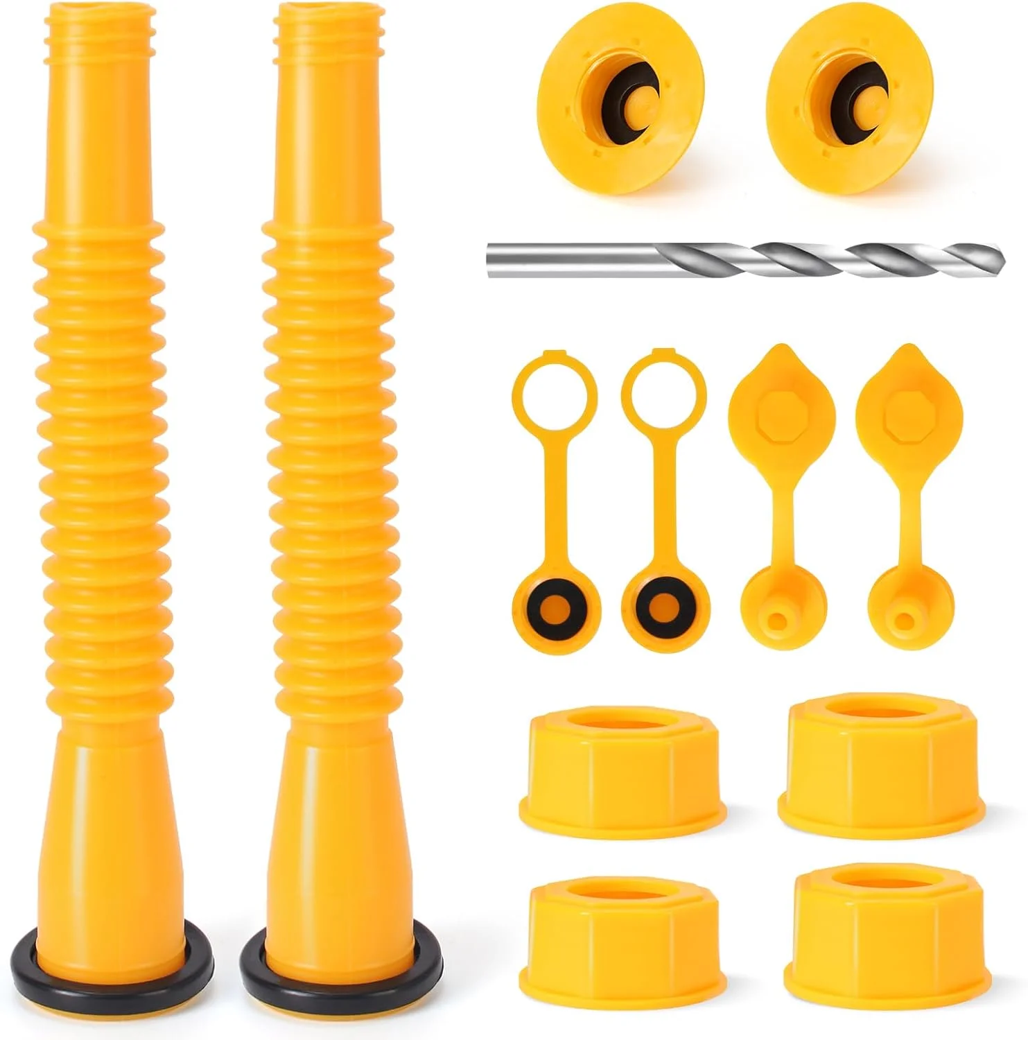 نازل جایگزین برای ظروف سوخت سپتر، نازل جهانی مناسب برای اکثر ظروف 1/2/5/10 گالنی، 2 عدد