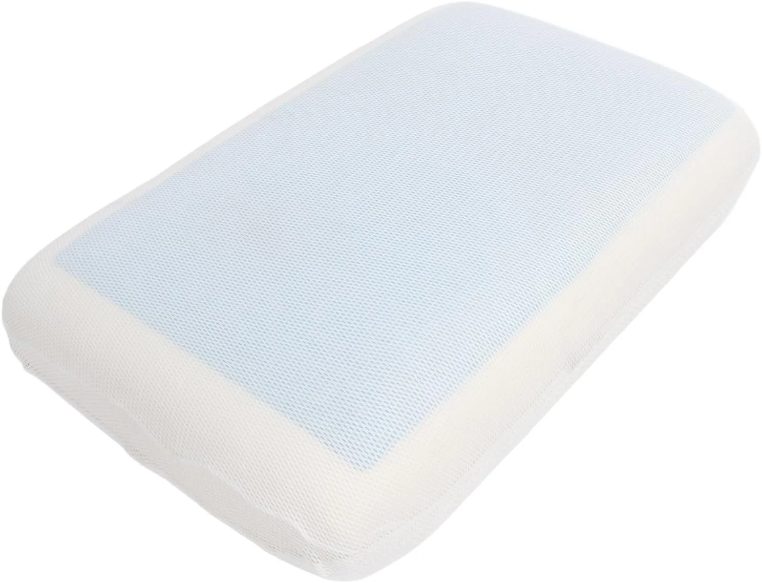 بالش فوم حافظه‌دار ژلی Luqeeg، بالش فوم حافظه‌دار ژلی خنک‌کننده، بالش خواب منفذدار با پشتیبانی ارتوپدی و تهویه برای خانه، سالن زیبایی