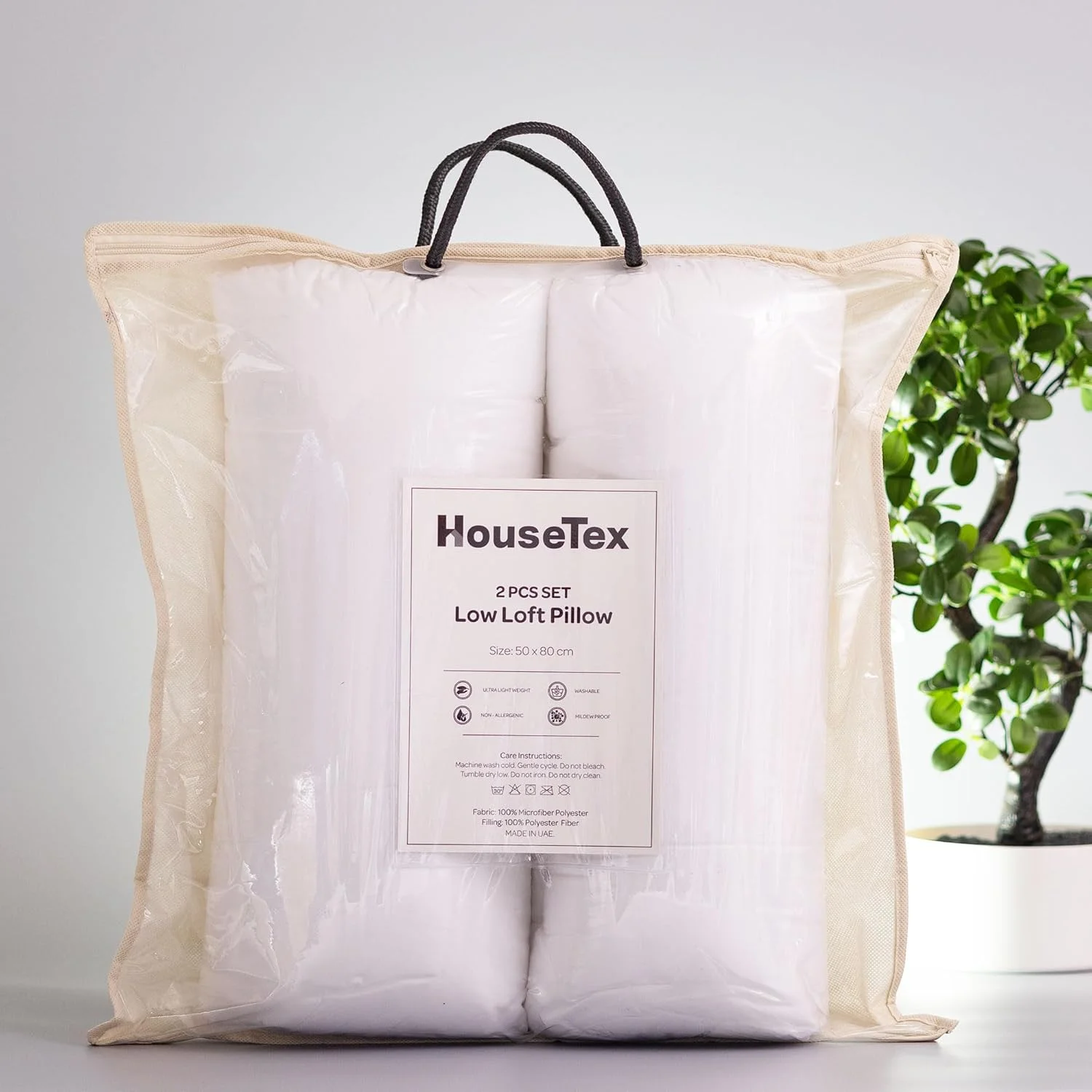 ست دو عددی بالش سفید لوکس (50x80 سانتی متر) - بالش های نرم، پفکی و راحت برای تخت، طراحی با کیفیت برای خواب آرامش بخش و آسوده در هر شب ست دو عددی بالش سفید لوکس (50x80 سانتی متر) - بالش های نرم، پفکی و راحت برای تخت، طراحی با کیفیت برای خواب آرامش بخش و آسوده در هر شب