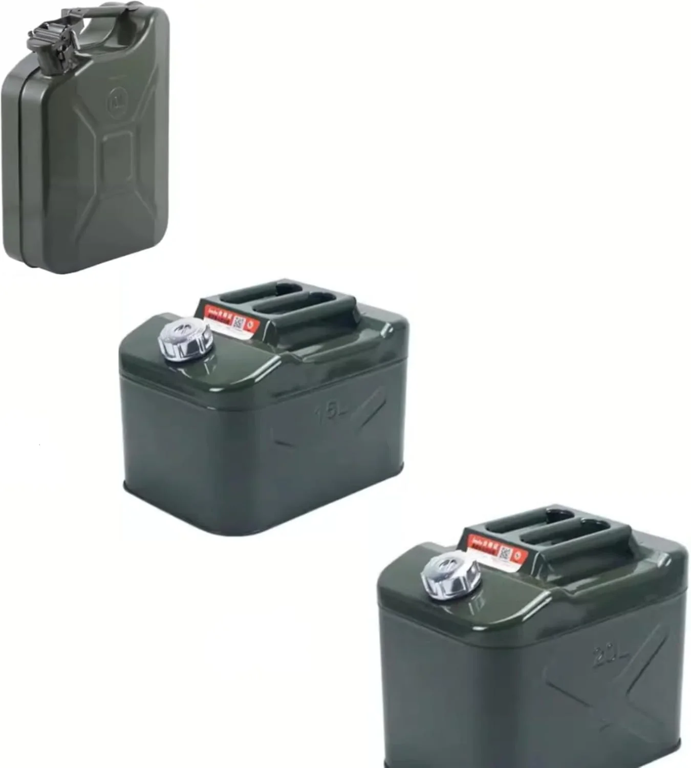 دبه روغن مربعی 10، 15 و 20 لیتری، فولادی ضد زنگ و بادوام، مناسب برای کمپینگ، سفر و ذخیره سازی سوخت اضطراری (15 لیتر) دبه روغن مربعی 10، 15 و 20 لیتری، فولادی ضد زنگ و بادوام، مناسب برای کمپینگ، سفر و ذخیره سازی سوخت اضطراری (15 لیتر)