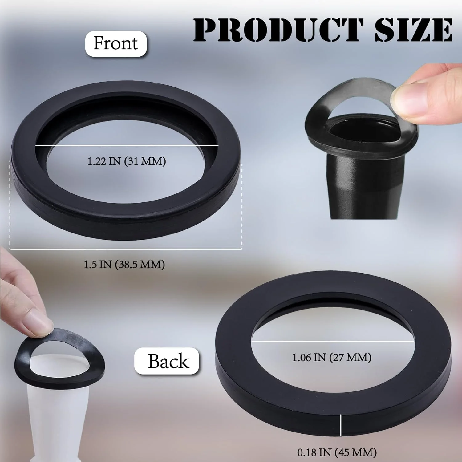 واشرهای آب بندی ده عددی برای خروجی مخزن سوخت