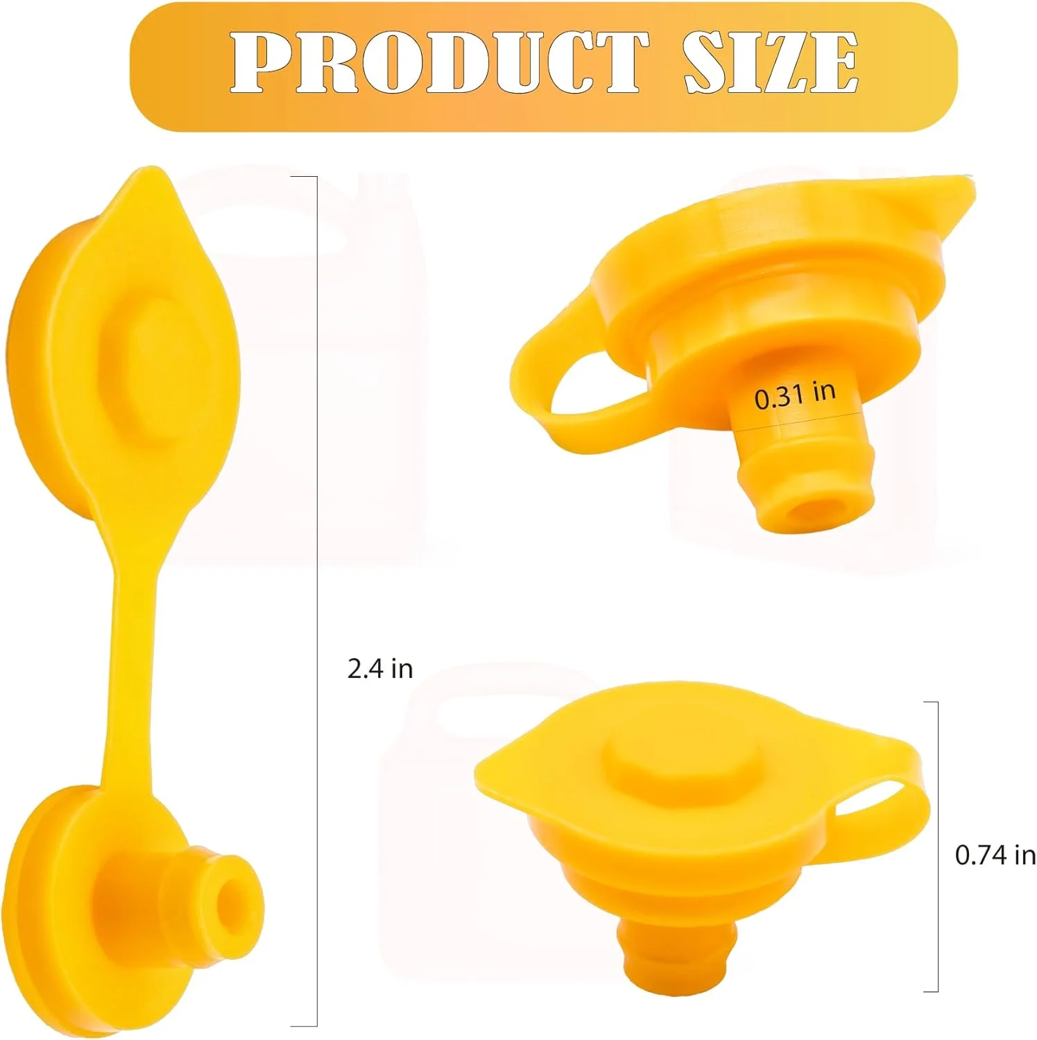 ۱۵ عدد درپوش دریچه قوطی کوچک جهانی، سازگار با اکثر قوطی های آب، بنزین و روغن قدیمی (مشکی، زرد و قرمز)