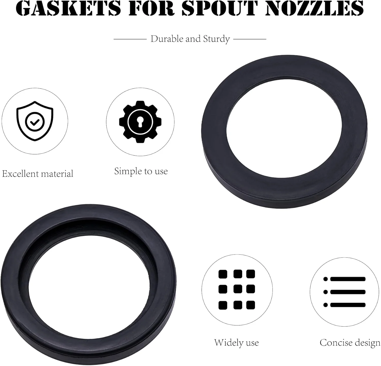 واشرهای آب بندی ده عددی برای خروجی مخزن سوخت