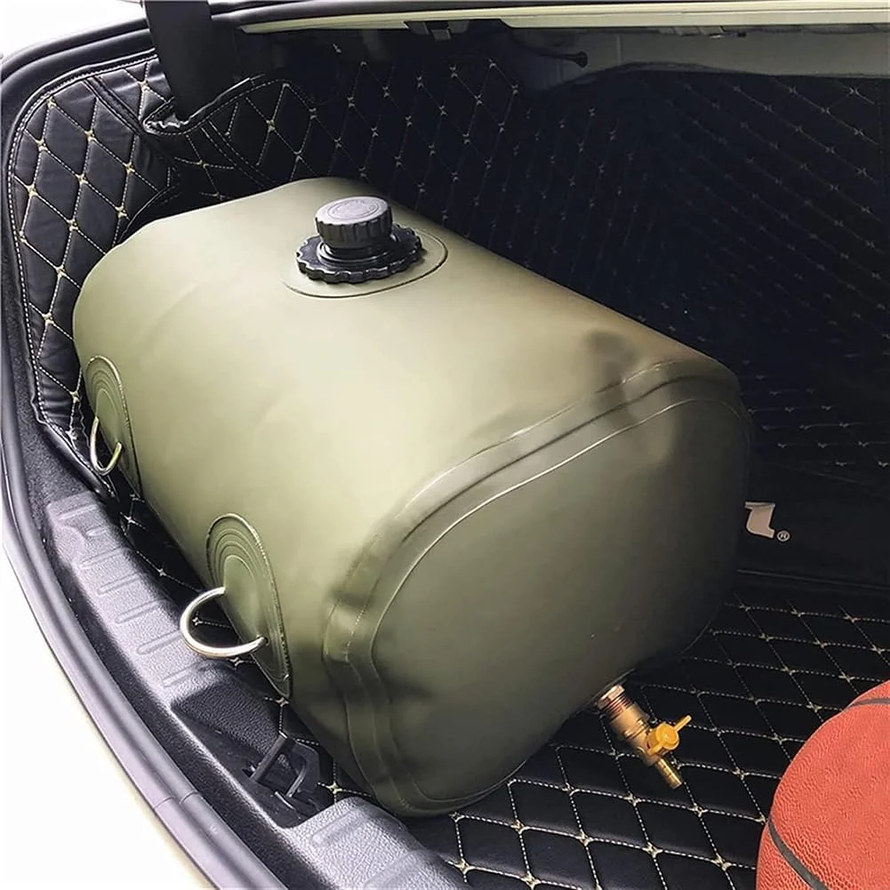 کیسه ذخیره روغن MegLob با ظرفیت 40 لیتر، مخزن بنزین خودرو، ظرف قابل حمل و تاشو برای ذخیره سازی نفت در فضای باز، کیسه اضطراری نفت، مناسب برای حمل و نقل و ذخیره سازی ایمن