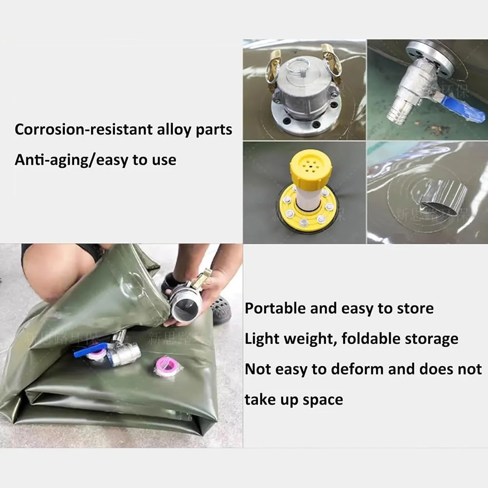 مخزن ذخیره روغن، مخزن تاشو بنزین مناسب فضای باز، کیسه قابل حمل ذخیره بنزین مناسب فضای باز، مخزن تاشو اضطراری دیزل TPU، مخزن ذخیره بنزین رزرو، B 500 لیتر