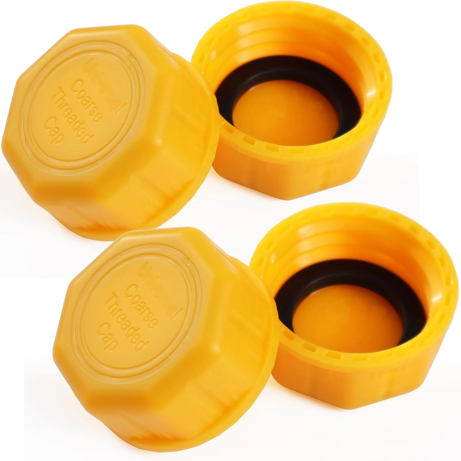 درب باک بنزین حرفه ای نیویکا ۵ گالن - درب جایگزین برای مخازن ذخیره بنزین، تانک های سوخت، ظروف آب - طراحی بادوام با رزوه درشت، ایده آل برای باک های قابل حمل و تانک های فلزی