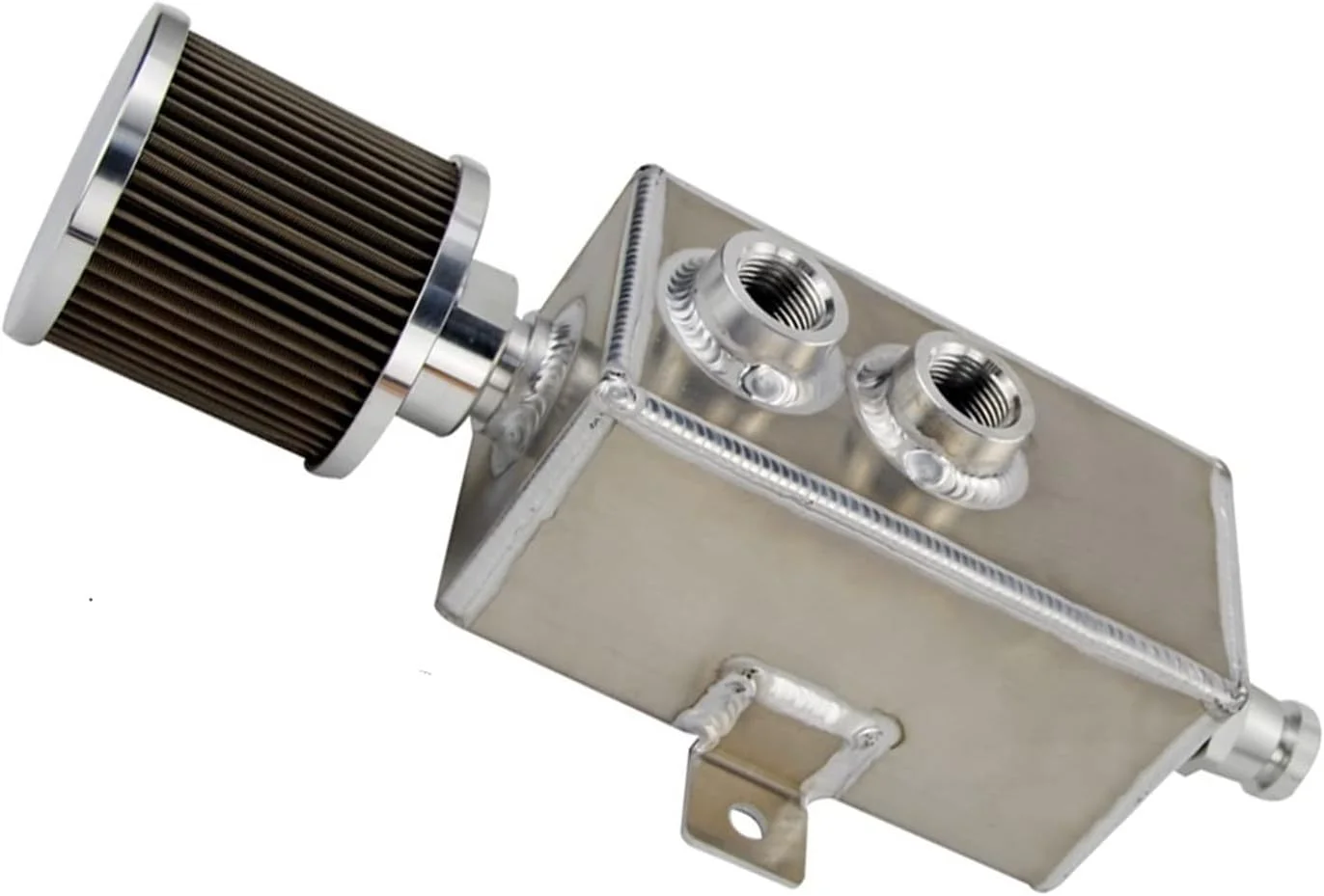 مخزن جمع آوری روغن 1 لیتری آلومینیومی با شیر تخلیه و تهویه، مدل VR9491، تجهیزات سیستم سوخت جایگزین خودرو