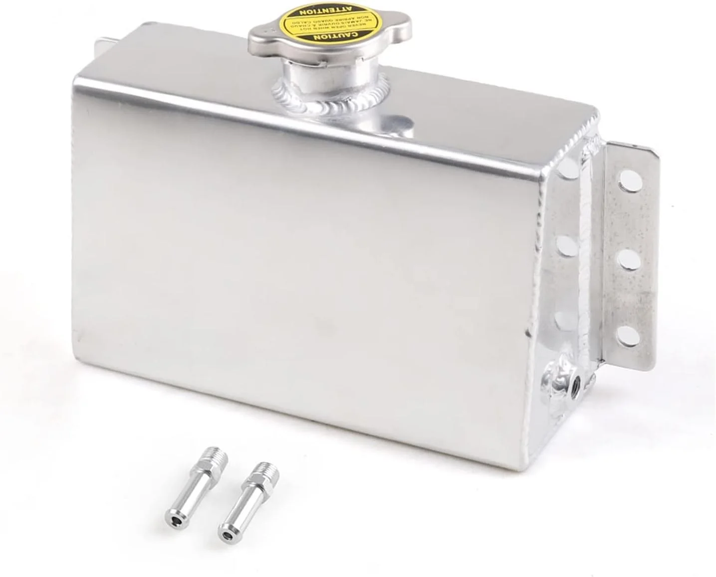 مخزن ذخیره روغن یونیورسال 1 لیتری آلومینیومی، مخزن انبساط خنک کننده، سرریز، مخزن موج سوخت، تجهیزات سیستم سوخت جایگزین خودرو (نقره ای) مخزن ذخیره روغن یونیورسال 1 لیتری آلومینیومی، مخزن انبساط خنک کننده، سرریز، مخزن موج سوخت، تجهیزات سیستم سوخت جایگزین خودرو (نقره ای)