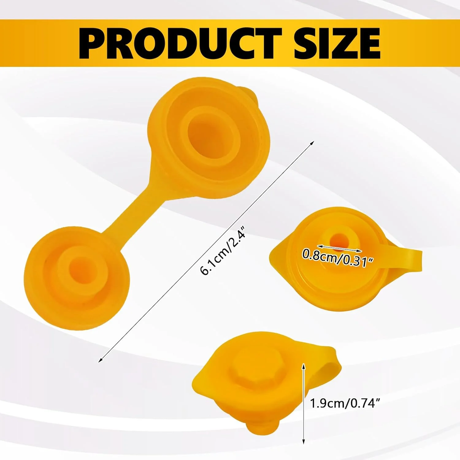 دریچه های هواکش درب مخزن سوخت Ongfuwu، 5 عدد، درپوش های هواکش پلاستیکی ضد نشت مخزن سوخت، بادوام و انعطاف پذیر، سازگار با اکثر مخزن های آب و سوخت قدیمی