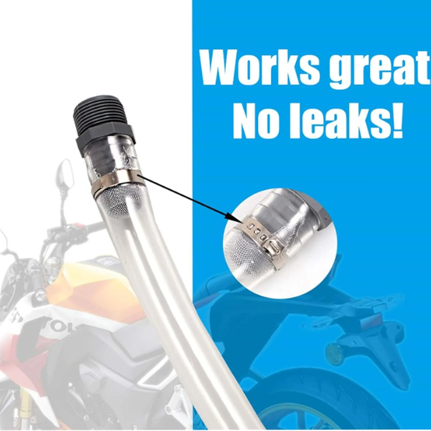 شلنگ پرکننده سوخت VP Racing برای ظروف LC2 و ظروف سوخت Scribner، 1 عدد