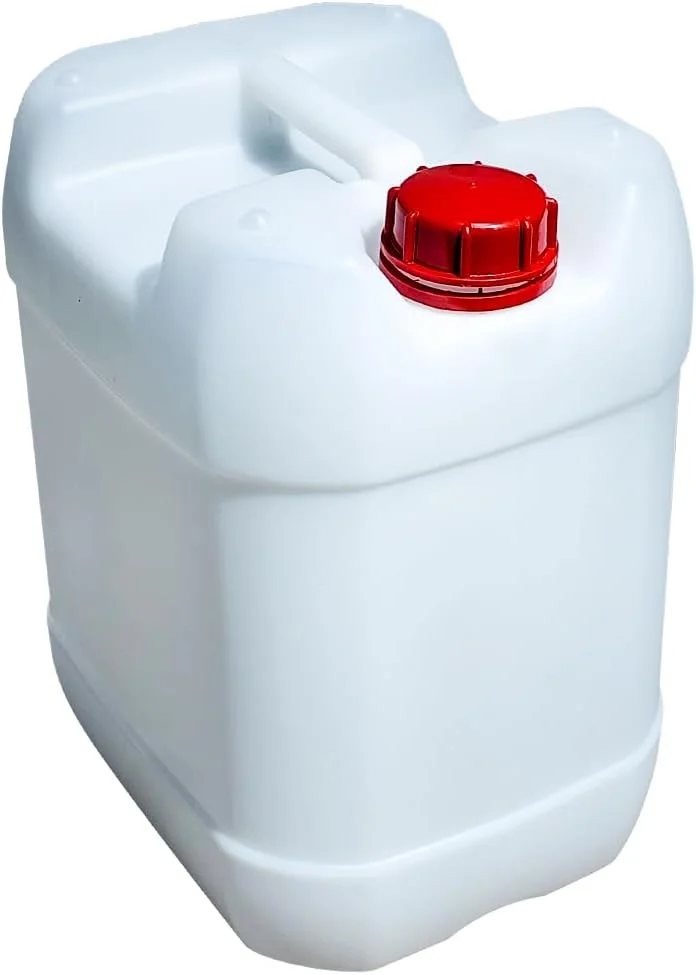 گالن پلاستیکی نوع RACO با درب قرمز ضد دستکاری برای آب، روغن، مایعات خوراکی و مواد شیمیایی 20 لیتری ساخت عمان