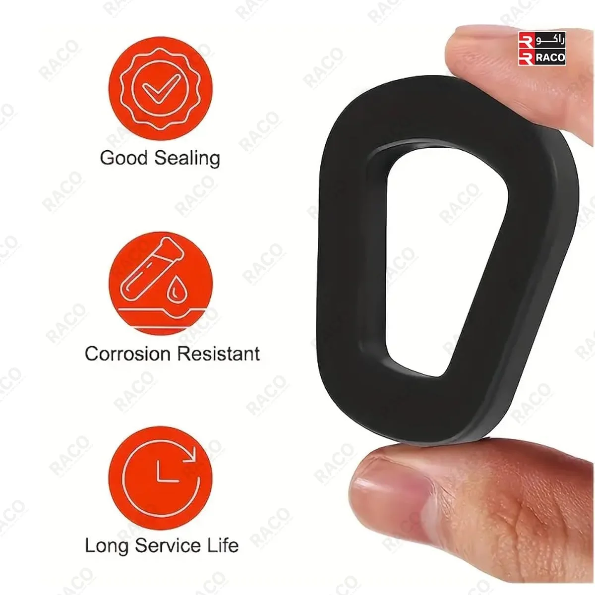 حلقه آب بندی گالن سوخت RACO، لاستیک موتور جهانی 5 عددی برای موتورسیکلت و خودرو | قطعات و لوازم جانبی | قطعات خودرو و کامیون | واشرها، واشر سرسیلندر و پوشش سوپاپ
