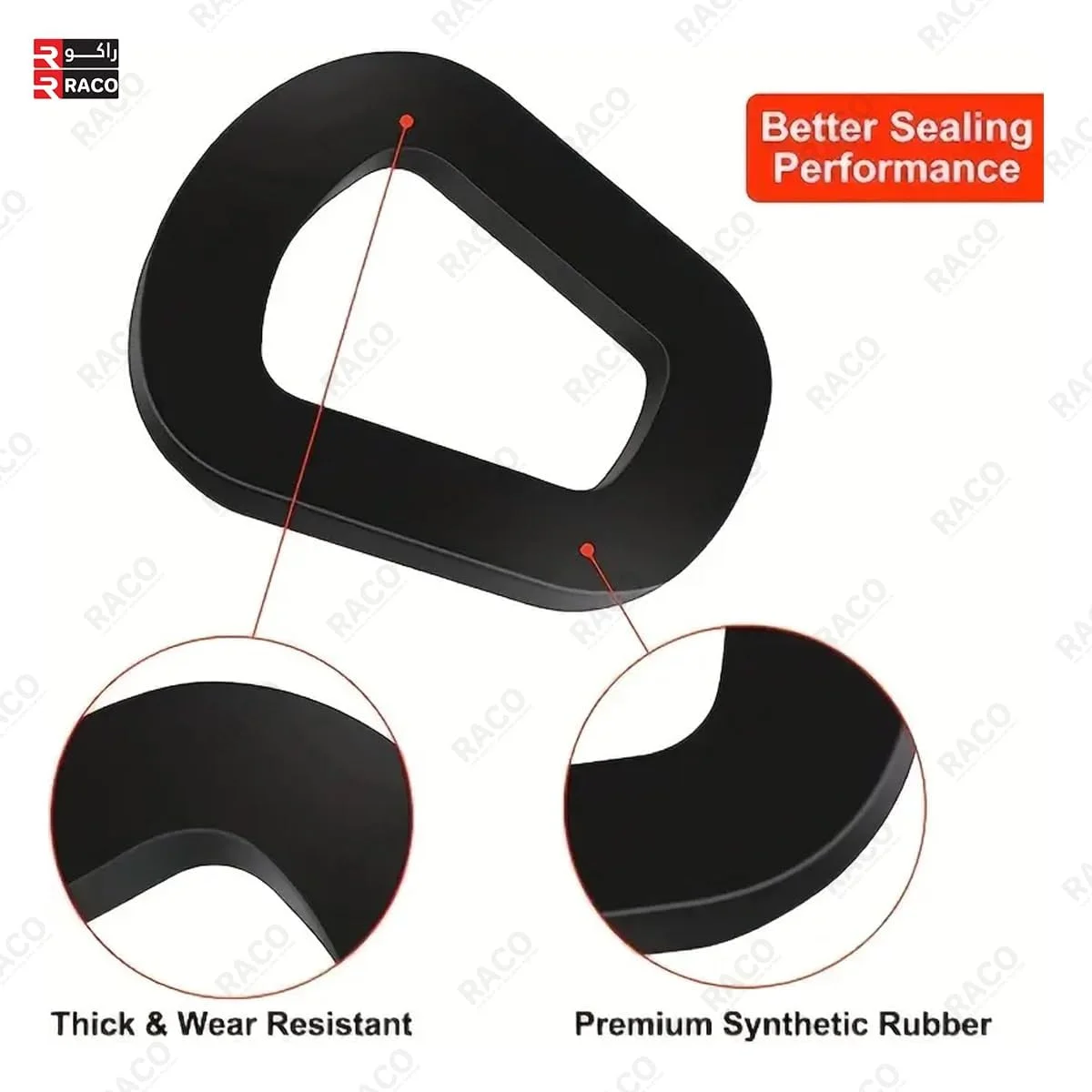 حلقه آب بندی گالن سوخت RACO، لاستیک موتور جهانی 5 عددی برای موتورسیکلت و خودرو | قطعات و لوازم جانبی | قطعات خودرو و کامیون | واشرها، واشر سرسیلندر و پوشش سوپاپ