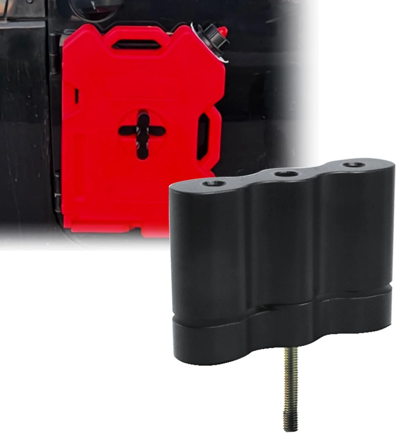 افزایش دهنده پایه نگهدارنده مخزن روتوپکس RULLINE مدل RX-EXT سازگار با مخازن سوخت 1.75 گالنی، مشکی (10x6x2.5 سانتی متر)