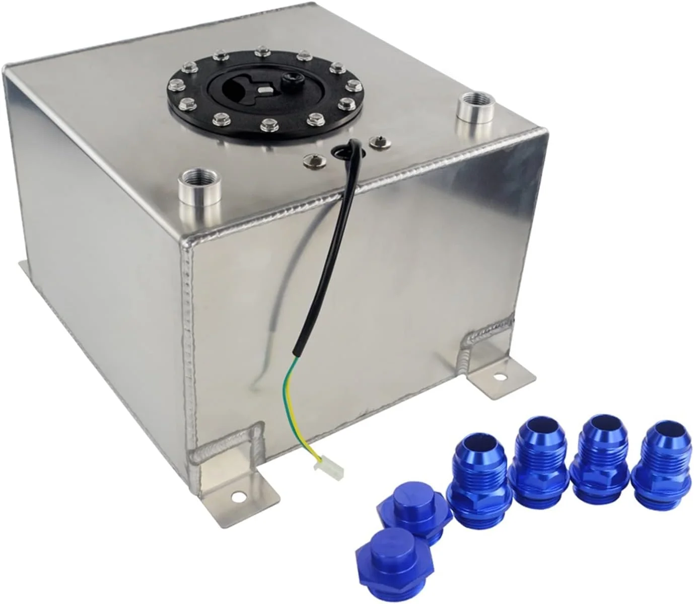 مخزن روغن آلومینیومی 20 لیتری با درپوش/فوم داخلی، تجهیزات سیستم سوخت جایگزین خودرو