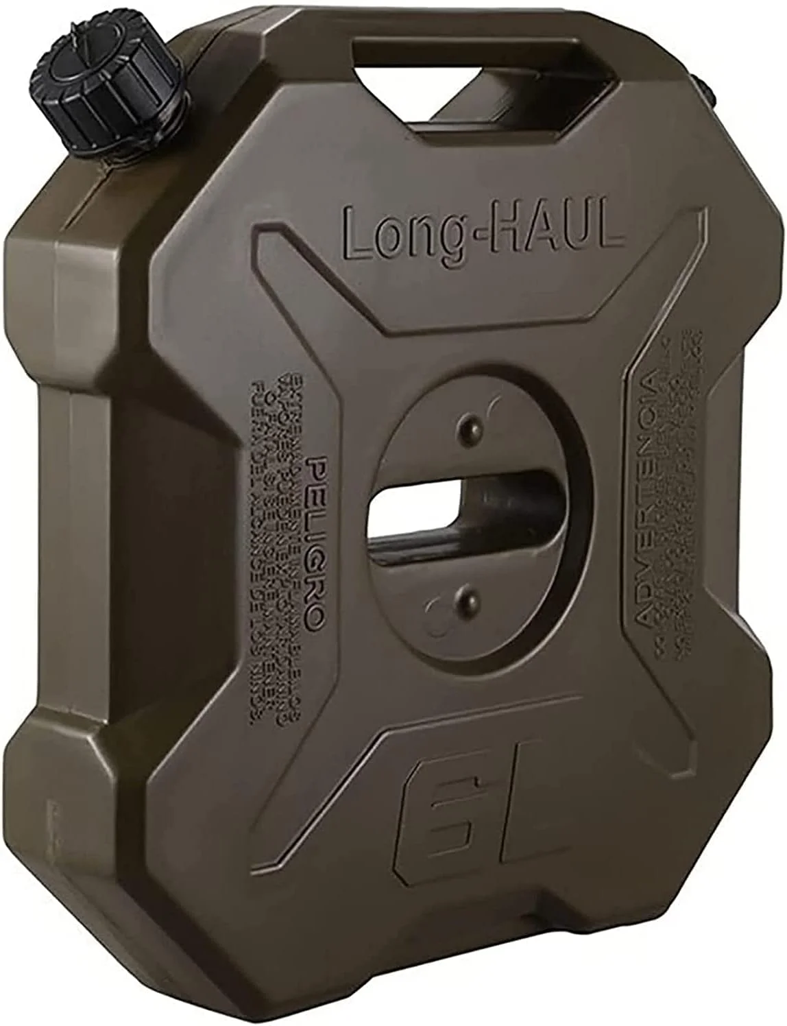 SJHDKLW گالن سوخت 6 لیتری، مخزن بنزین، مناسب خودرو، موتورسیکلت، ذخیره بنزین و روغن، همراه با قفل و کلید (رنگ: سبز)