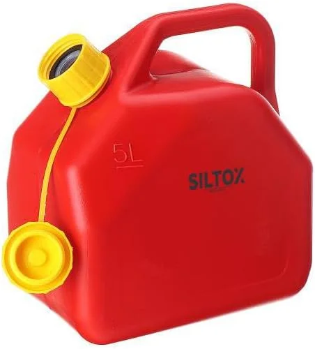 ظرف سوخت قابل حمل 5 لیتری – مخزن بنزین و روغن سنگین برای خودروهای آفرود، موتورسیکلت ها، خودروهای شاسی بلند، ATV و اکثر خودروها، حمل آسان ظرف سوخت قابل حمل 5 لیتری – مخزن بنزین و روغن سنگین برای خودروهای آفرود، موتورسیکلت ها، خودروهای شاسی بلند، ATV و اکثر خودروها، حمل آسان