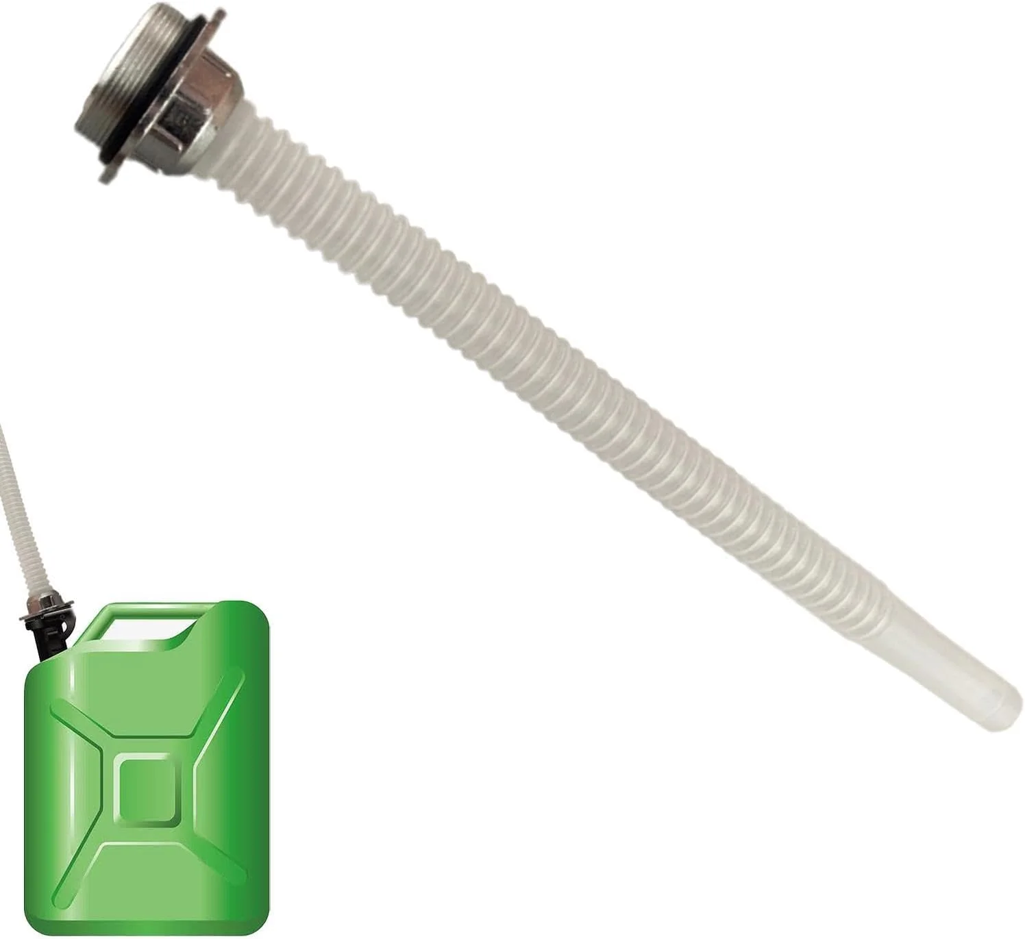 نازل خروجی | نازل بادوام برای دبه بنزین - لوله راهنمای بشکه روغن، روغن ریز ایمن، جایگزین خروجی دبه، خروجی انعطاف پذیر دبه بنزین برای گاراژ