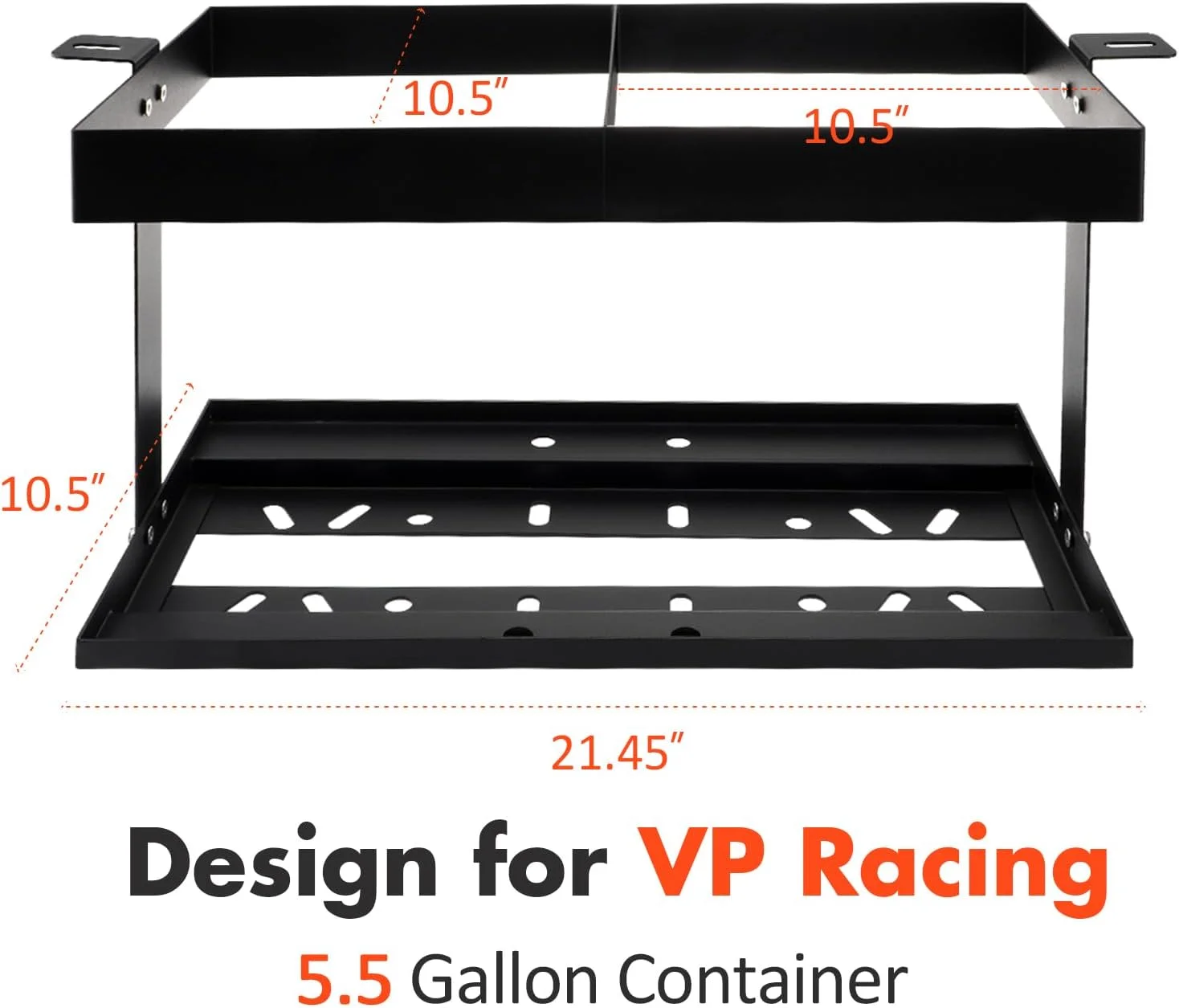 نگهدارنده مخزن سوخت SPARKWHIZ مناسب برای نصب بر روی تریلر، جایگاه حمل دو مخزن سوخت 5 گالنی