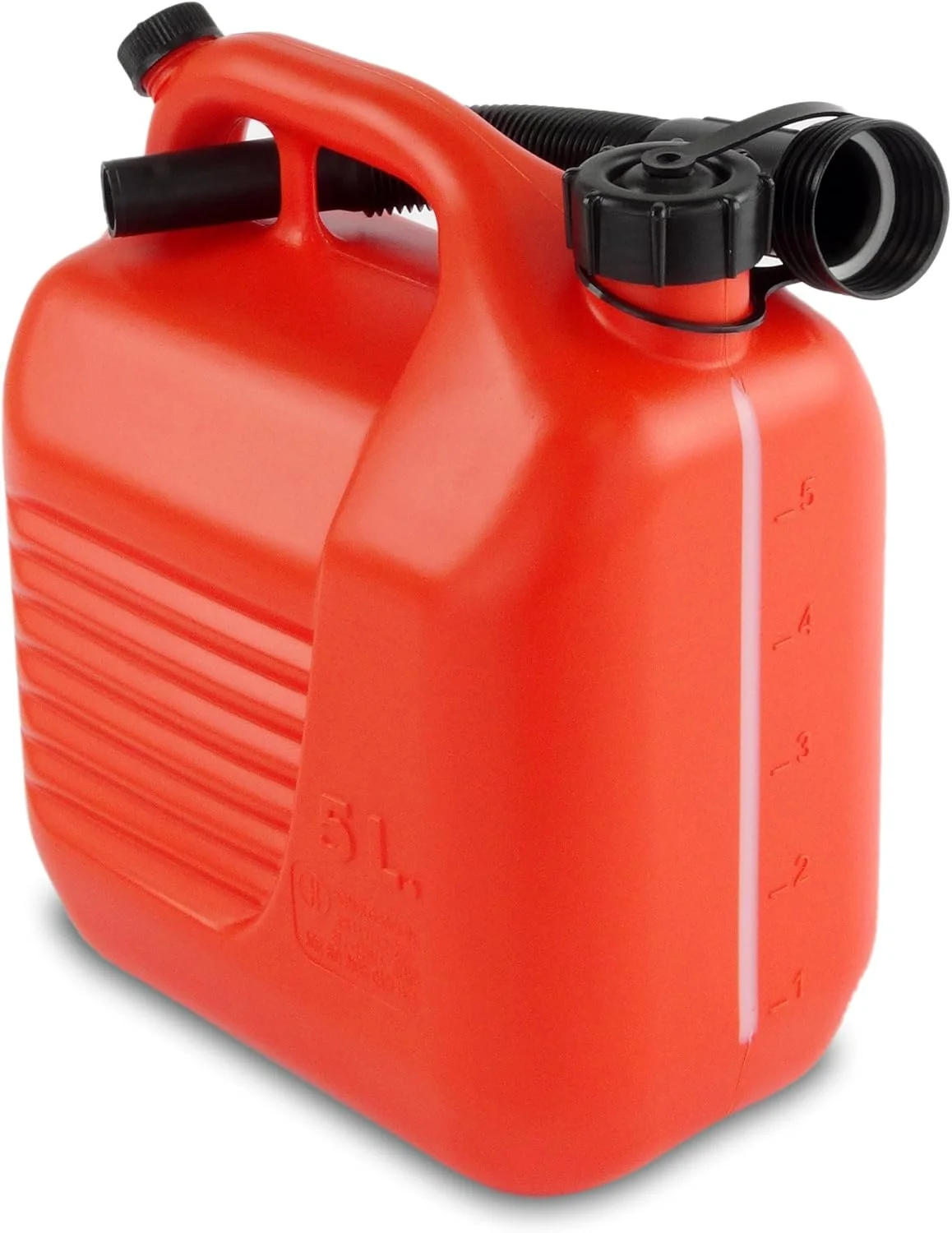 گالن نارنجی تایگ مدل 601354 به همراه قیف 5 لیتری